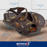 Aerowalk Women Sandals #0566 - BROWN