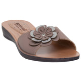 Aerowalk Women Smoke Mule Flat Sandal (1120_SMOKE)