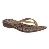 Aerowalk Women Beige Printed Slipper (11E3_SMOKE)