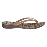 Aerowalk Women Beige Printed Slipper (11E3_SMOKE)