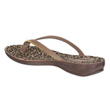 Aerowalk Women Beige Printed Slipper (11E3_SMOKE)