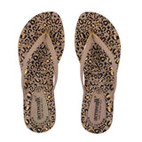 Aerowalk Women Beige Printed Slipper (11E3_SMOKE)