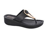 Aerowalk BLACK Slipper with slip-on for female