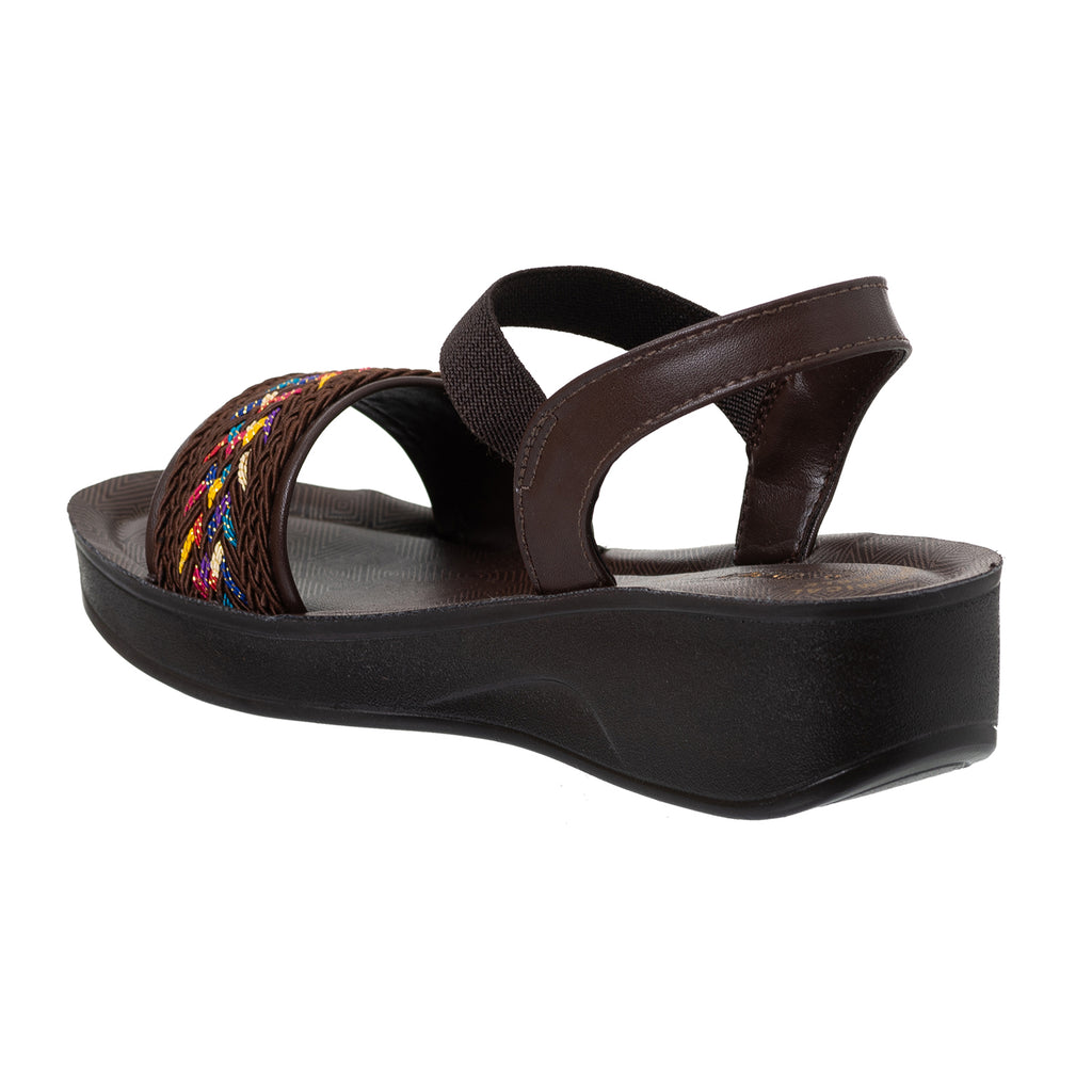 Italian Shoemakers | Cai - Women's Buckle Wedge Sandal