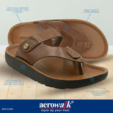 Aerowalk TAN Slipper with slip-on for male