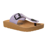 Aerowalk Women Lavender T-Strap Flat Sandal (CK10_LAVENDER)