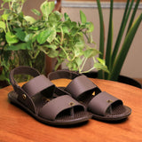 Aerowalk Men Brown Sandal with Velcro Closure (DH86_BROWN)