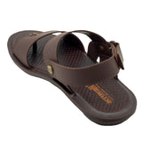 Aerowalk Men Brown Sandal with Velcro Closure (DH86_BROWN)