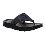 Aerowalk Women Black Thong Flat Sandal (DI54_BLACK)