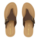 Aerowalk BROWN Slipper with slip-on for female