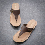 Aerowalk BROWN Slipper with slip-on for female