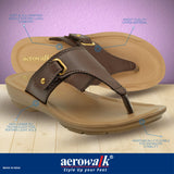 Aerowalk BROWN Slipper with slip-on for female