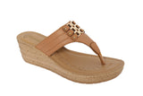 Inblu TAN Slipper with slip-on for female