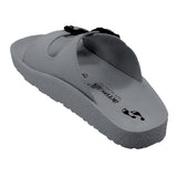 Aerowalk Men White Mule Design Slipper with Buckle Styling & Slip-on Closure (KC71_WHITE)