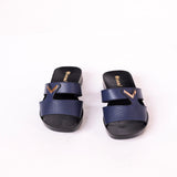 Inblu Women Blue Wedges Sandal with Embelished Upper (MR77_BLUE)