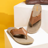 Aerowalk TAN Slipper with slip-on for male