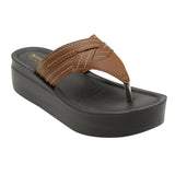 Aerowalk BROWN Slipper with slip-on for female