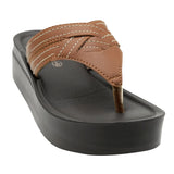 Aerowalk BROWN Slipper with slip-on for female