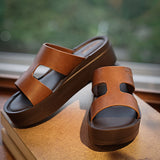 Aerowalk TAN Slipper with slip-on for female