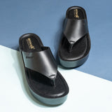 Aerowalk BLACK Slipper with slip-on for female