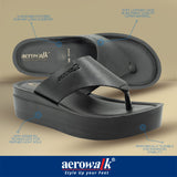 Aerowalk BLACK Slipper with slip-on for female